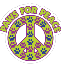 Dog Speak Dog Speak Decal - Paws For Peace