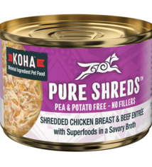 Koha Koha Pure Shreds, Shredded Chicken Breast & Beef Entree