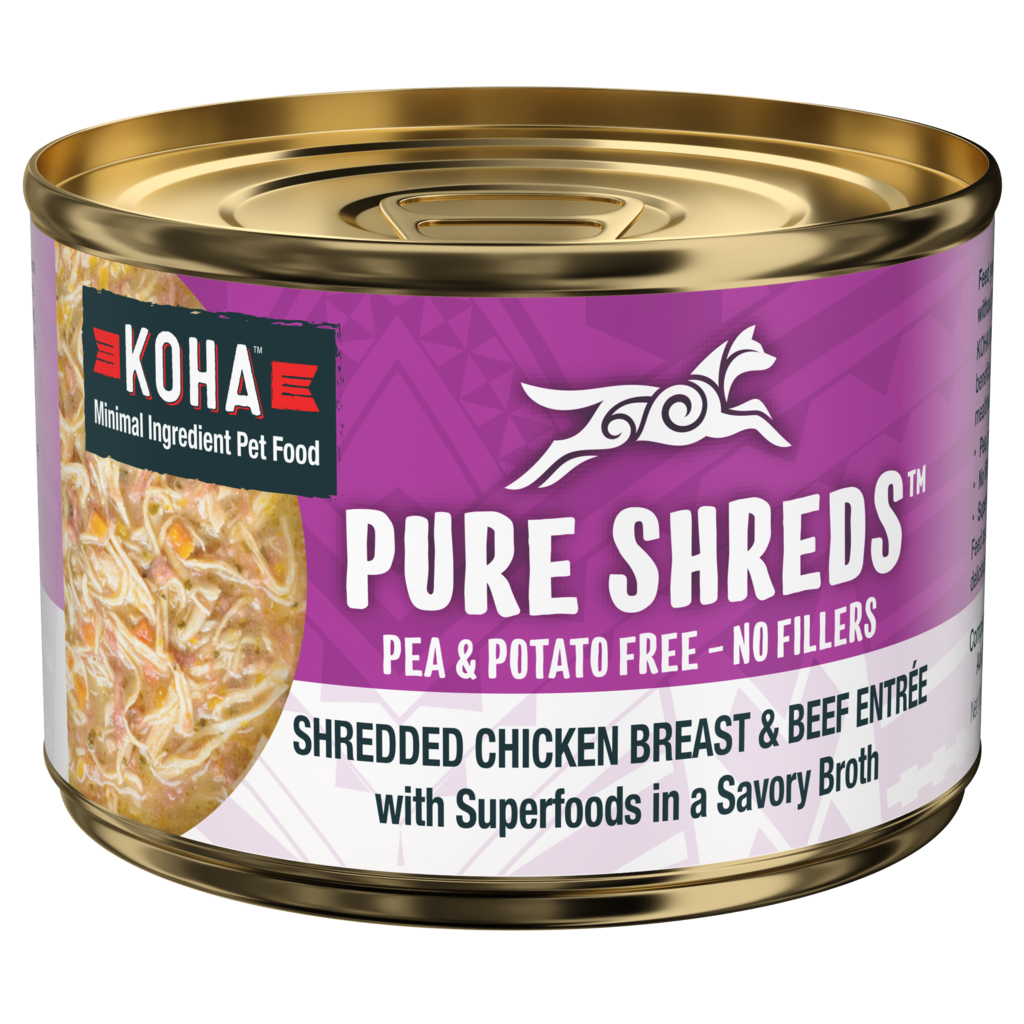 Koha Koha Pure Shreds, Shredded Chicken Breast & Beef Entree