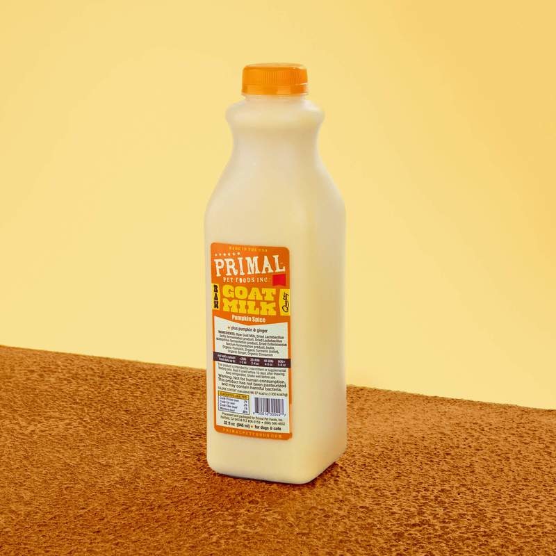 Primal Pet Foods Primal Raw Goat Milk Pumpkin Spice 32oz/Quart