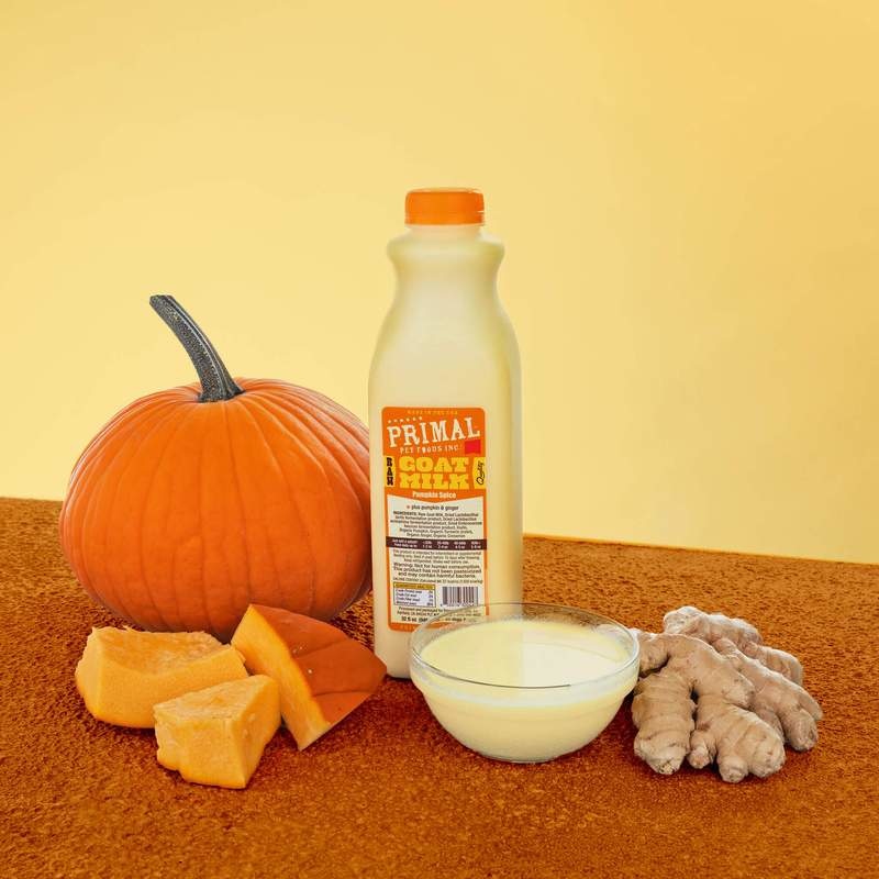 Primal Pet Foods Primal Raw Goat Milk Pumpkin Spice 32oz/Quart