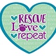 Dog Speak Dog Speak Decal - Rescue Love Repeat