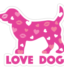 Dog Speak Dog Speak Decal - Love Dog