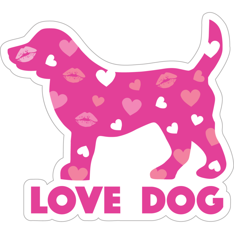 Dog Speak Dog Speak Decal - Love Dog