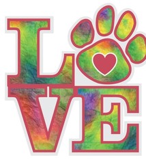 Dog Speak Dog Speak Decal - Love