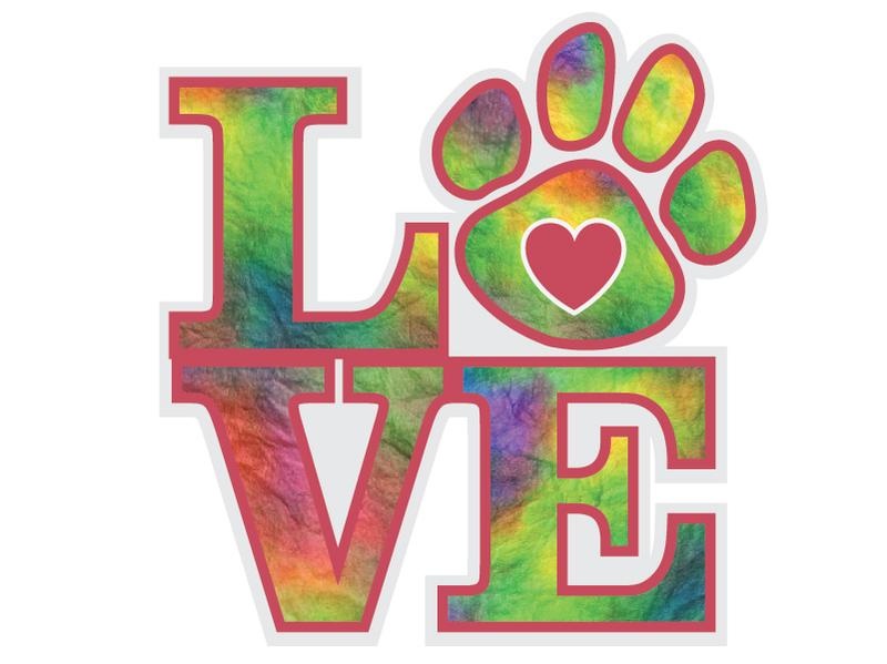 Dog Speak Dog Speak Decal - Love