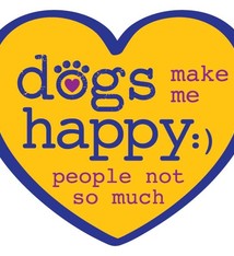 Dog Speak Dog Speak Decal - Dogs Make Me Happy People Not So Much