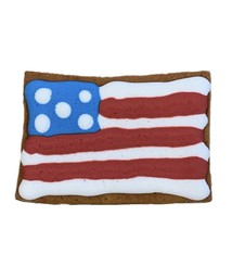 Bone Bons Flag Bakery Cookie 3"