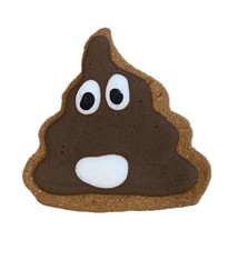 Bone Bons Poop Emoji Bakery Cookie 3"