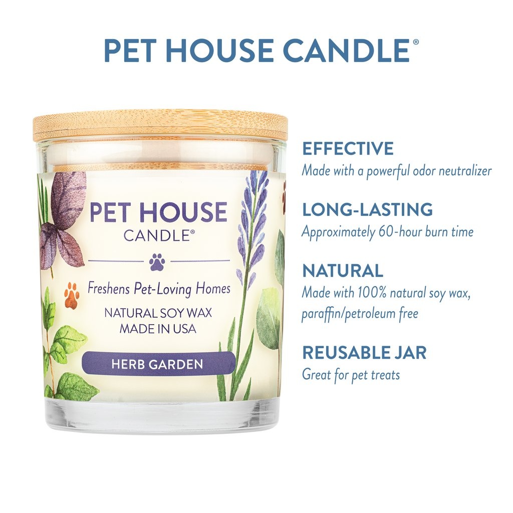 One Fur All Pet House Candle Herb Garden 9oz