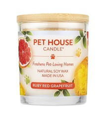 One Fur All Pet House Candle Ruby Red Grapefruit 9oz