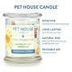 One Fur All Pet House Candle Sunwashed Cotton 9oz