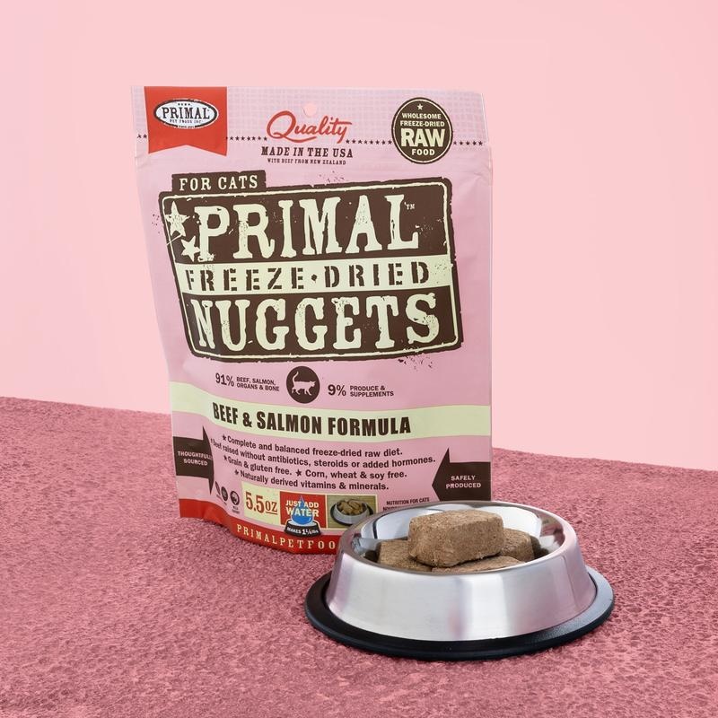 Primal Pet Foods Primal Raw Freeze-Dried Feline Beef & Salmon Formula