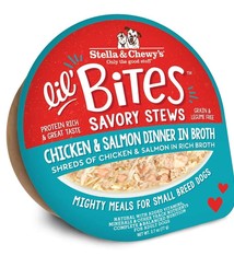 Stella & Chewys Stella & Chewys Lil’ Bites Savory Stews Chicken & Salmon Dinner in Broth