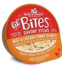 Stella & Chewys Stella & Chewys Lil’ Bites Savory Stews Beef & Chicken Dinner in Broth