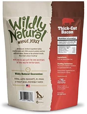 Fruitables Fruitables Wildly Natural Whole Jerky Thick Cut Bacon 5oz