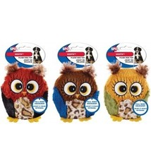 Ethical Ethical Hoots Owl Plush Dog Toy Asst 3”