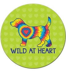 Dog Speak Dog Speak Car Coaster - Wild At Heart