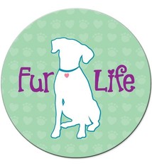 Dog Speak Dog Speak Car Coaster - Fur Life - Dog