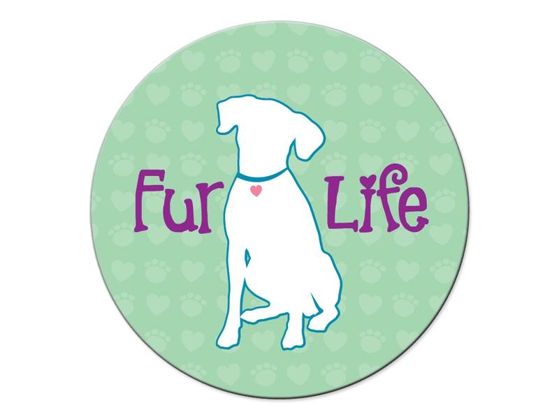 Dog Speak Dog Speak Car Coaster - Fur Life - Dog