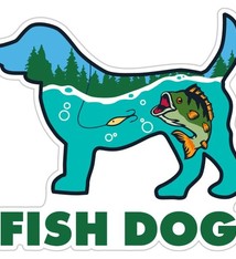 Dog Speak Dog Speak Decal - Fish Dog