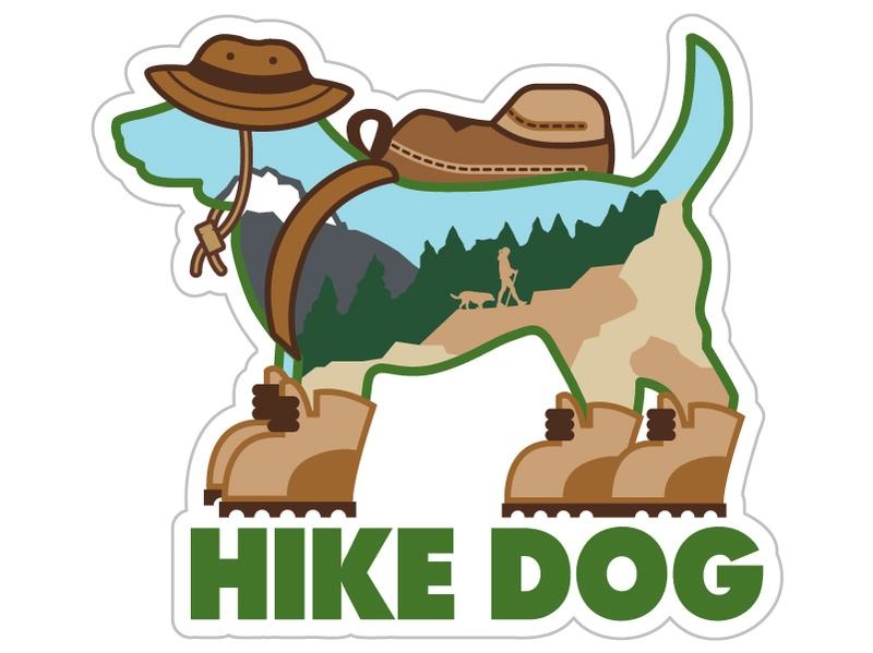 Dog Speak Dog Speak Decal - Hike Dog