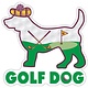 Dog Speak Dog Speak Decal - Golf Dog