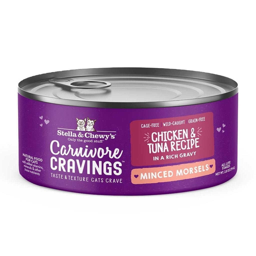 Stella & Chewys Stella & Chewys Carnivore Cravings Minced Morsels Chicken & Tuna Recipe