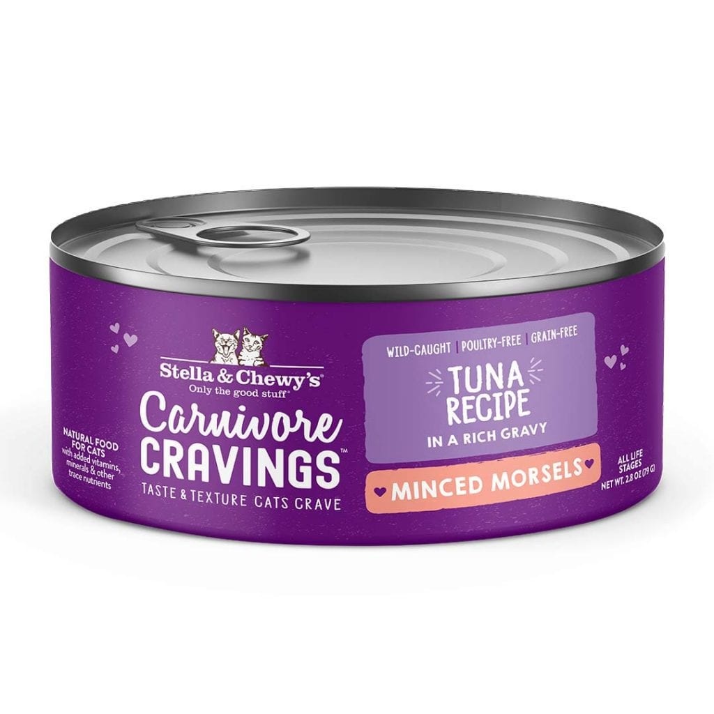 Stella & Chewys Stella & Chewys Carnivore Cravings Minced Morsels Tuna Recipe in Gravy