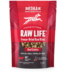 Koha Koha Raw Life Freeze-Dried Raw Bites, Beef Entree