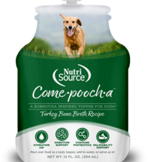 Nutrisource Nutrisource Come-Pooch-A, Turkey Bone Broth Recipe 12oz