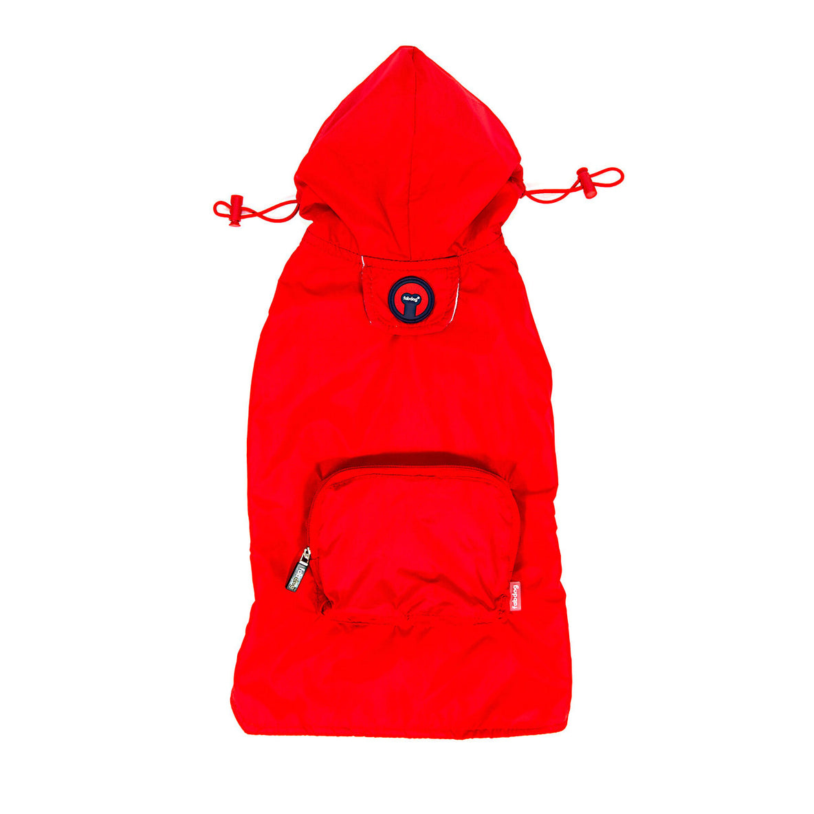 Fab Dog Fab Dog Red Packable Raincoat