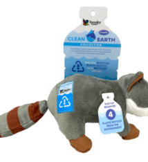 Spunky Pup Spunky Pup Clean Earth Plush Raccoon, Large