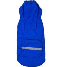 Doggie Design Doggie Design Blue Packable Raincoat