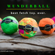 WACKYwalk'r Wunderball Dog Toy, Assorted Colors