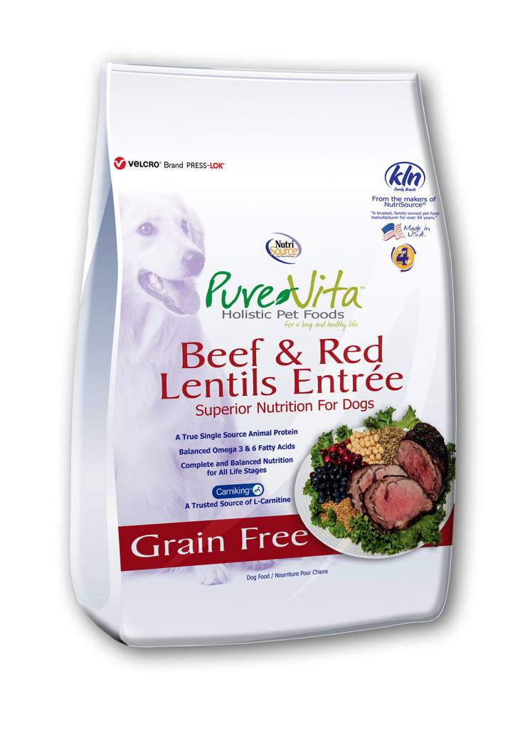 Pure Vita Pure Vita Grain Free Beef & Red Lentil