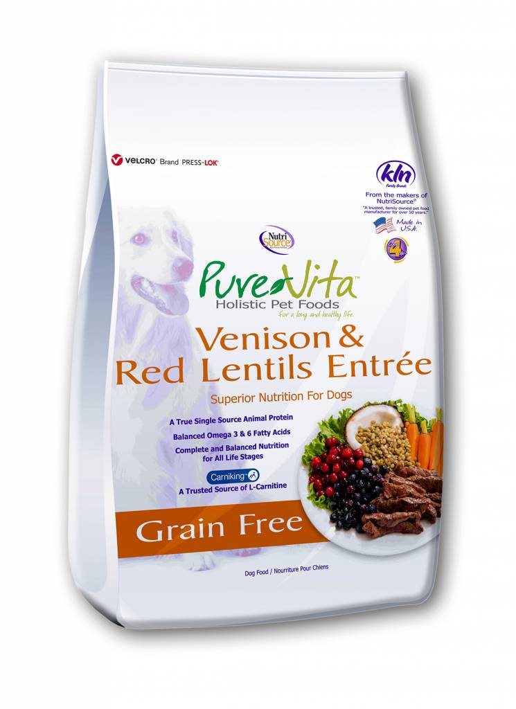 Pure Vita Pure Vita Grain Free Venison & Red Lentils