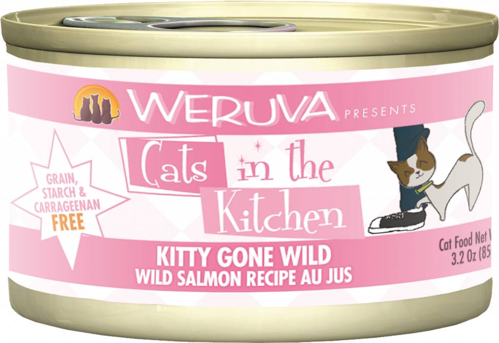 Weruva Weruva Cats in the Kitchen Kitty Gone Wild Wild Salmon Recipe Au Jus For Cats