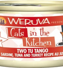 Weruva Weruva Cats in the Kitchen Two Tu Tango Sardine, Tuna and Turkey Recipe Au Jus For Cats