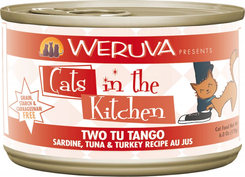 Weruva Weruva Cats in the Kitchen Two Tu Tango Sardine, Tuna and Turkey Recipe Au Jus For Cats