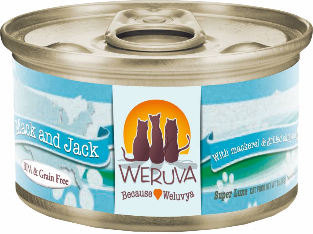 Weruva Weruva Mack and Jack with Mackerel & Grilled Skipjack in gravy For Cats