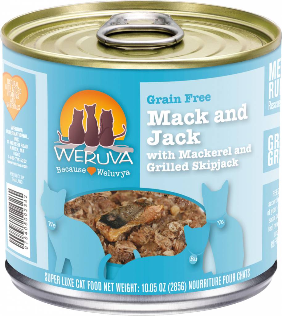 Weruva Weruva Mack and Jack with Mackerel & Grilled Skipjack in gravy For Cats