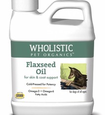 Wholistic Pet Organics Wholistic Flax Seed Oil 16oz