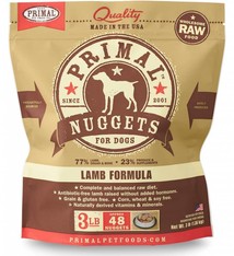 Primal Pet Foods Primal Raw Frozen Canine Lamb Formula