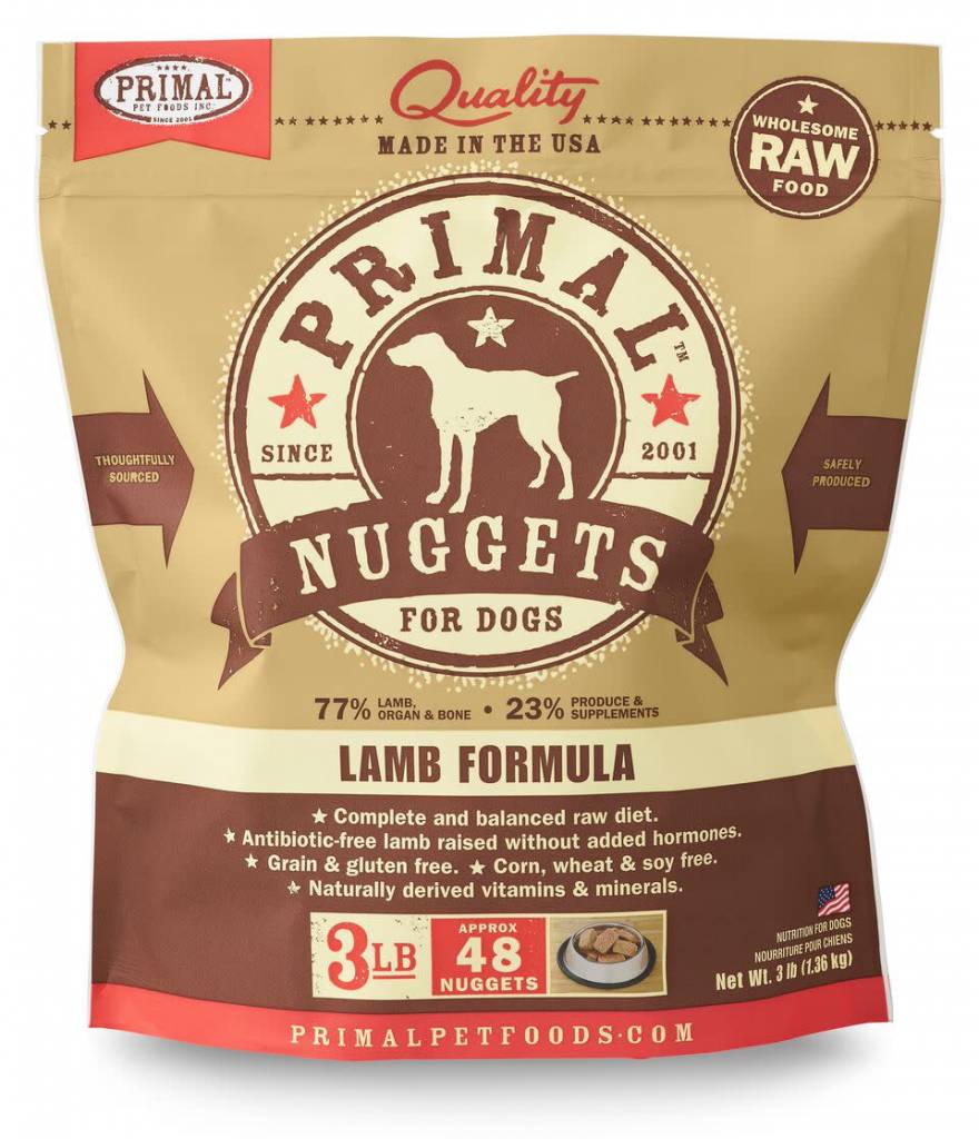 Primal Pet Foods Primal Raw Frozen Canine Lamb Formula