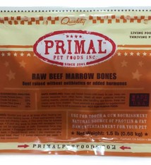 Primal Pet Foods Primal Raw Recreational Beef Marrow Bones 2" 6 PACK