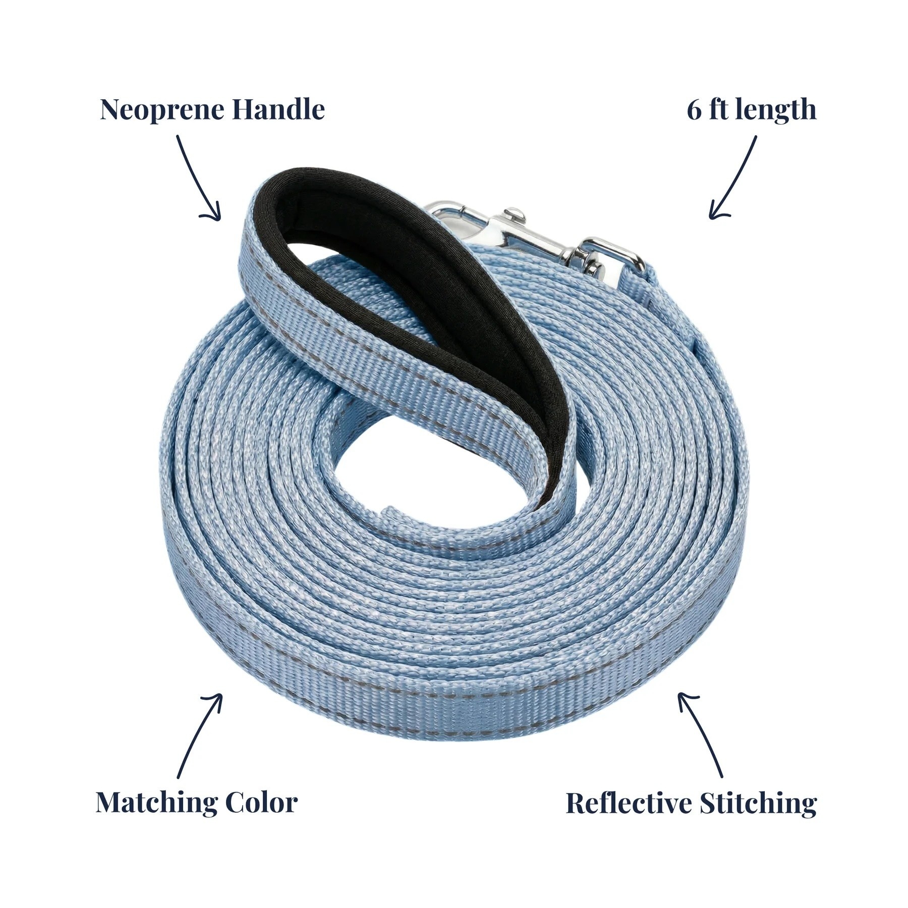 BayDog BAYCAT Harness & Leash Blue Small
