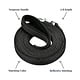 BayDog BAYCAT Harness & Leash Covert Black XSmall