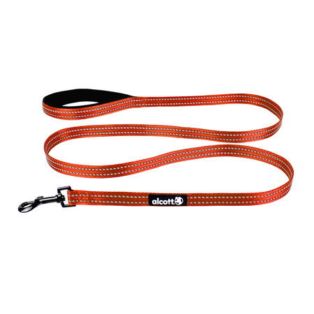 Alcott Alcott Adventure Leash, Large Neon Orange