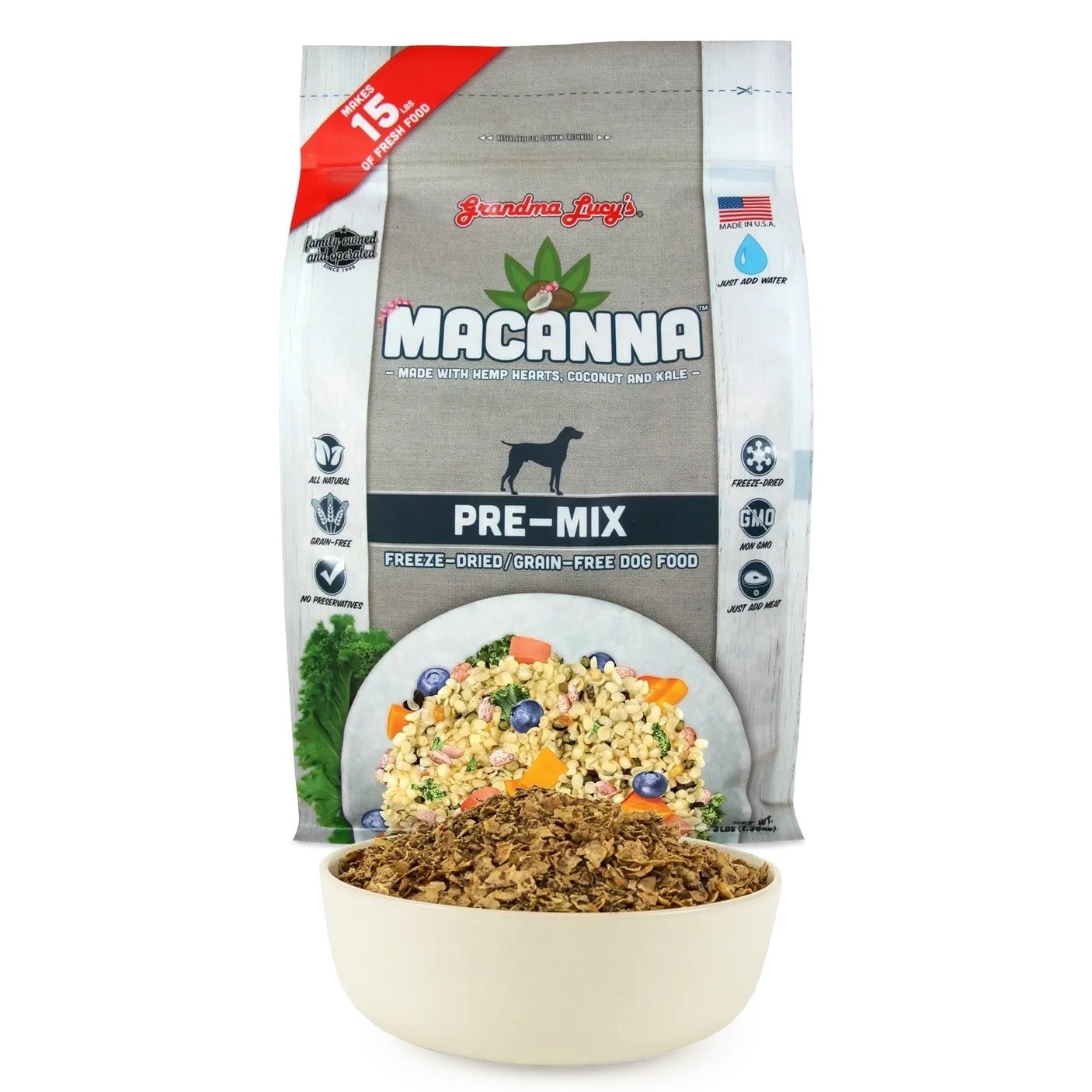 Grandma Lucys Grandma Lucys Macanna Grain Free Pre-Mix 3lb